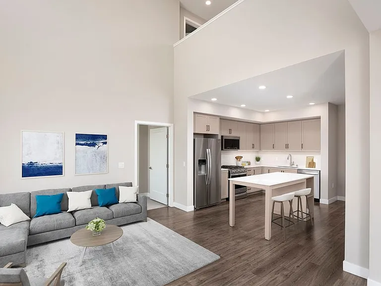 Townhome kitchen and dining area (select homes)