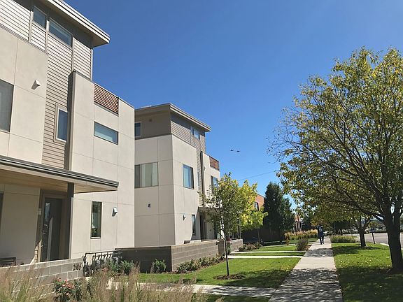 You'll love gamedays in the neighborhood! Garage + street parking permit included. Broncos gameday flyover view.