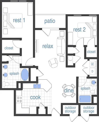 Floor plan Bayshore