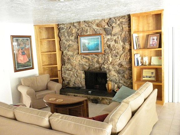 living romm with fireplace