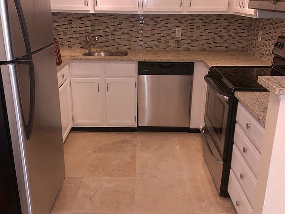 Real travertine floors!