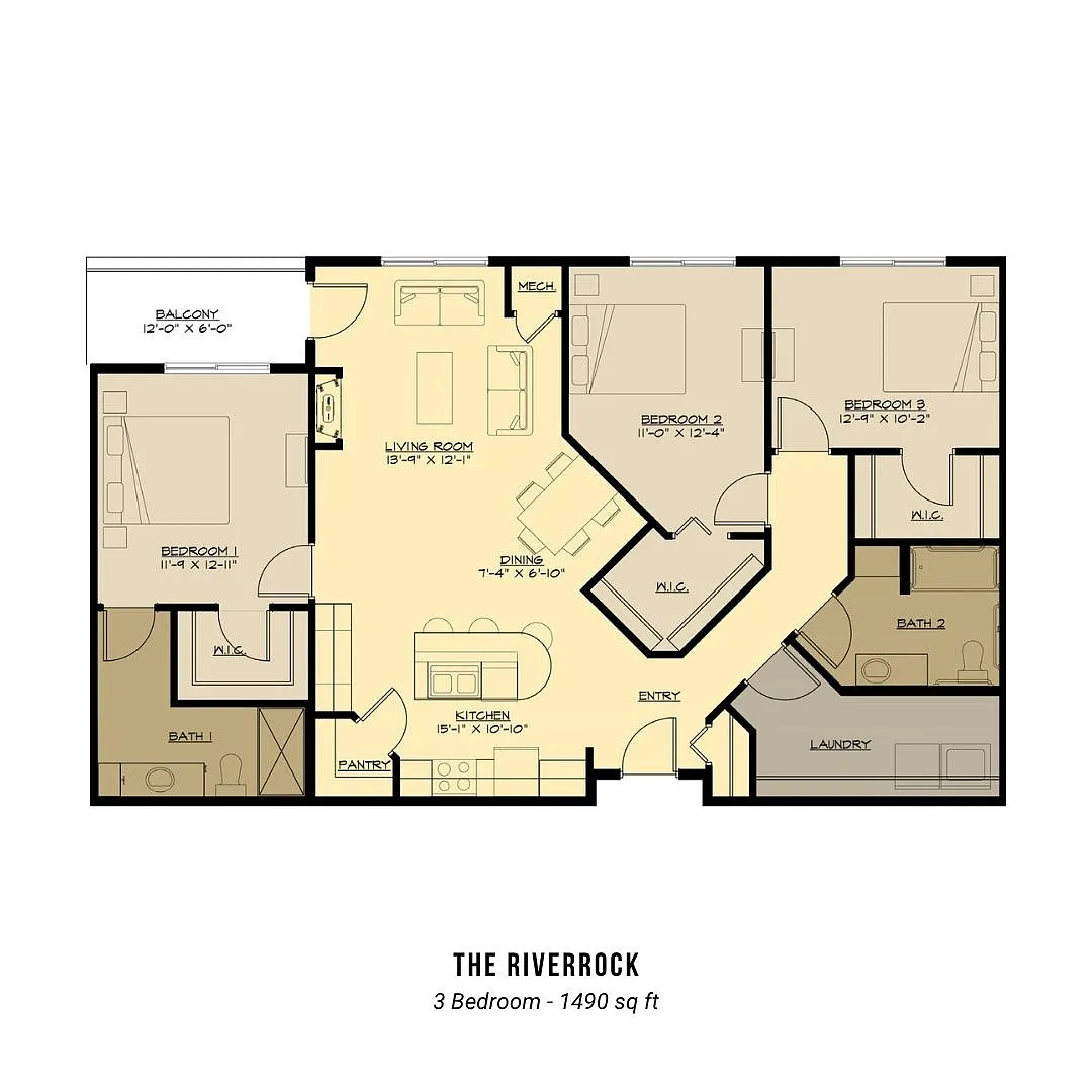 Floor plan Riverrock