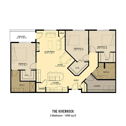 Floor plan Riverrock