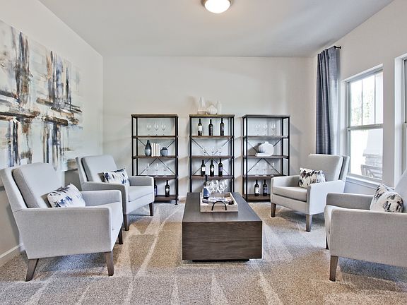 Chastain floorplan modeled at Winding Creek in McDonough, GA.