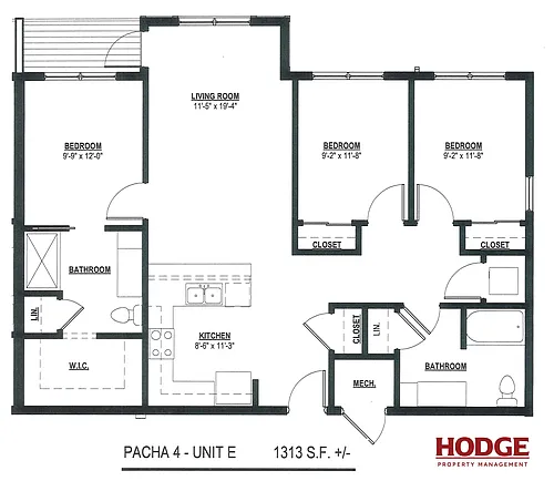 Floor plan E
