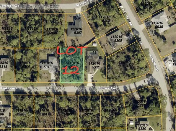 DONKEY AVENUE LOT 12, NORTH PORT, FL 34288