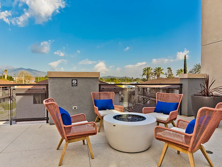 Outdoor seating area