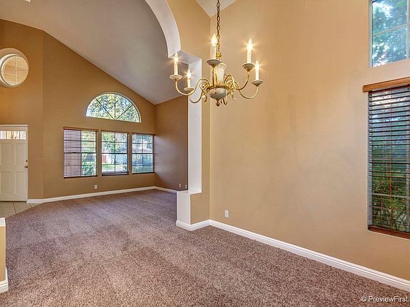 living and dining areas