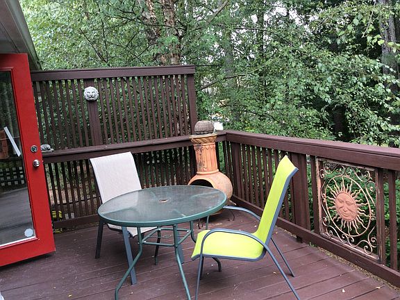 large, private, quiet deck