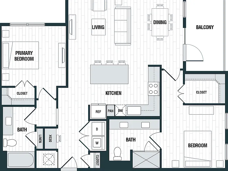 B2: 2bed 2bath B2: 2bed 2bath