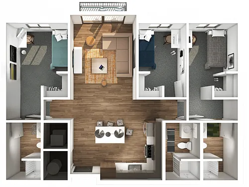 Floor plan 3X3