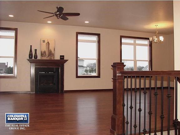 Foyer view across great room