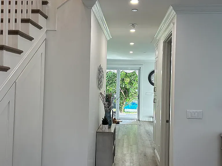 Downstairs hallway