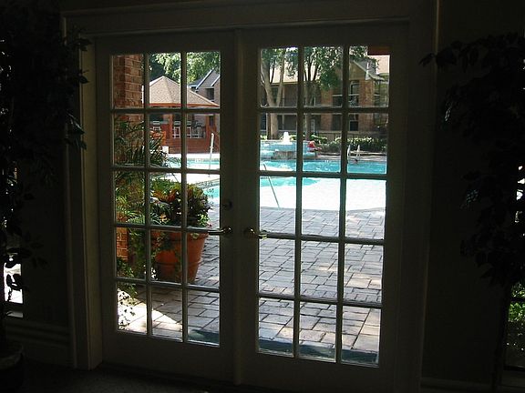 club house view of pool