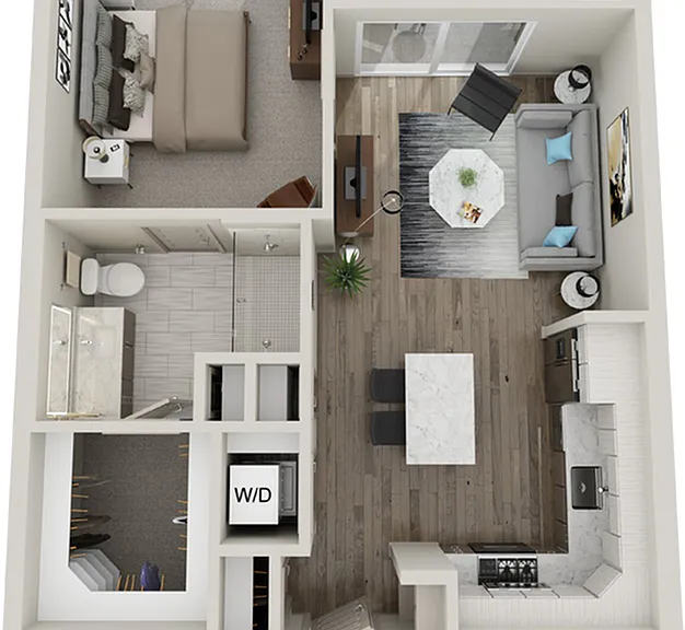 A1.1: 1bed 1bath A1.1: 1bed 1bath