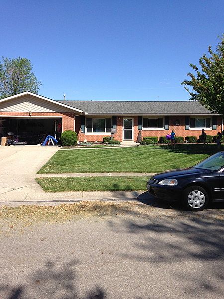 Front View
						:
						Treated lawn