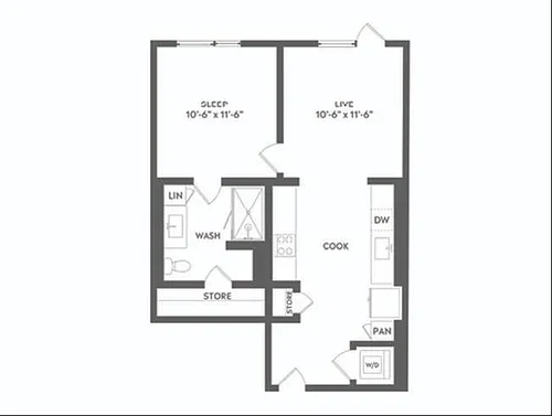Floor plan A2a