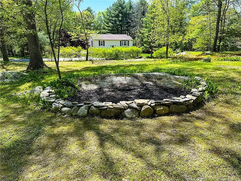 Large fire pit may be shared with property owner. Used for seasonal stick burning.