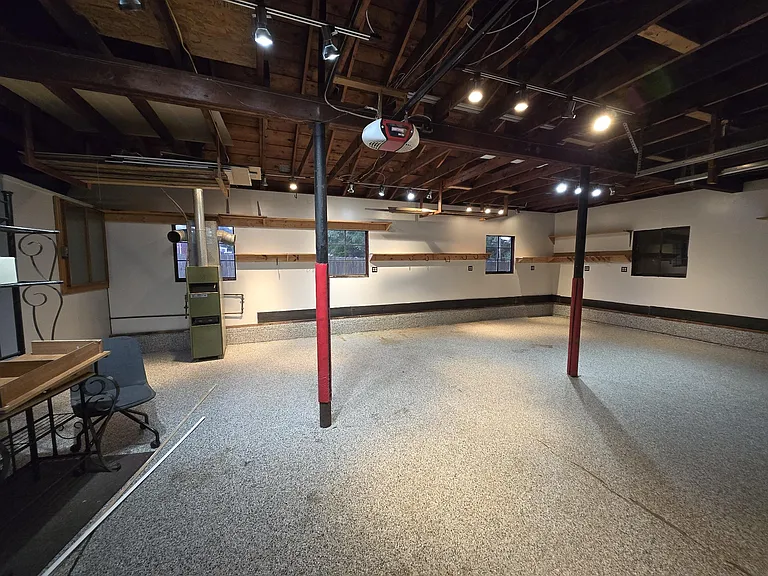 3.5 car heated garage