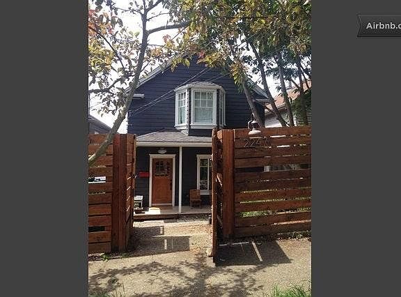 front of the house