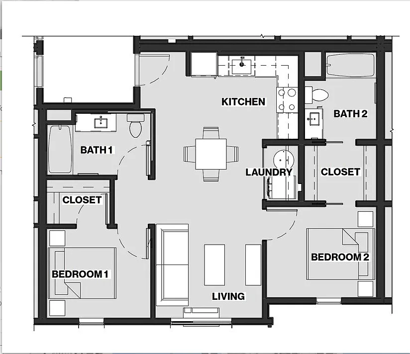 Floor plan 2X2