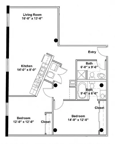 Floor plan The Peabody