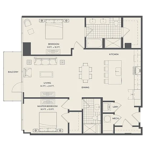 Floor plan B-4