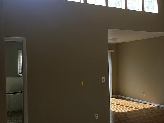 Vaulted ceiling and sky lights in Living Room