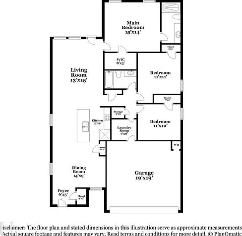 3 bed, 2.0 bath, 1402 sqft, $1,625 — Photo 2
