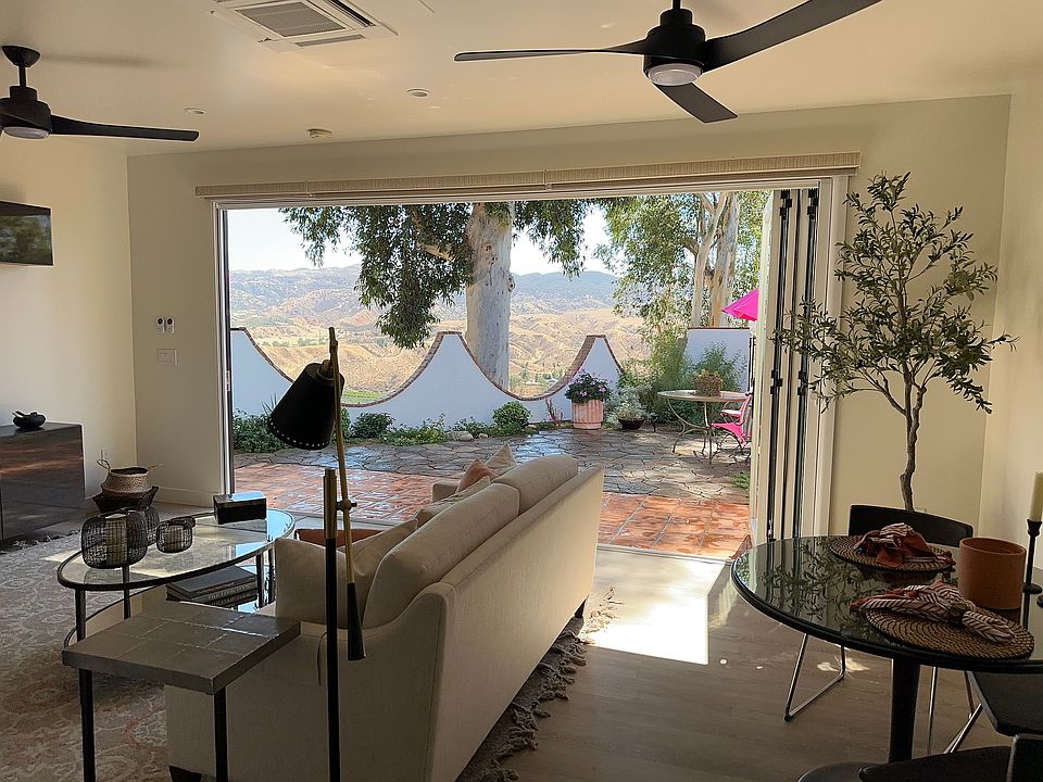 View with doors open