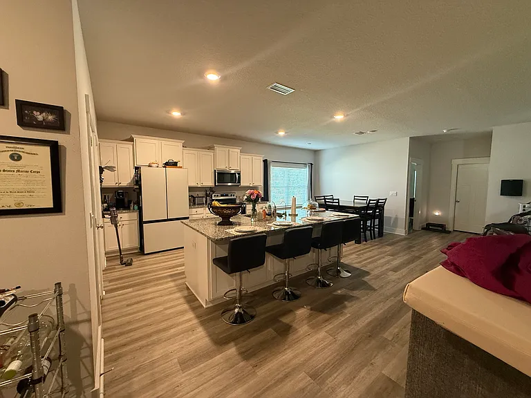 Kitchen and dining room