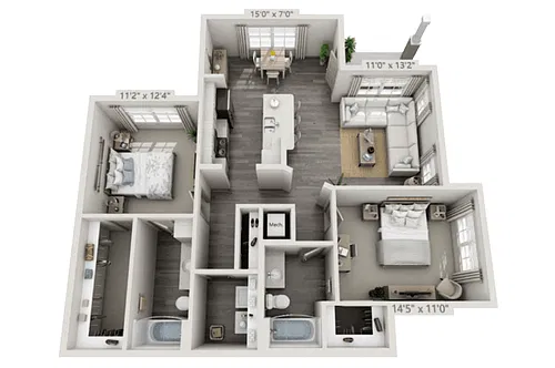 Floor plan Willow