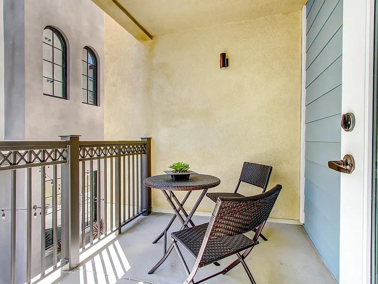 Private balcony