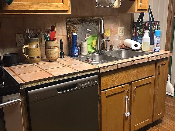 Double stainless steel sink 