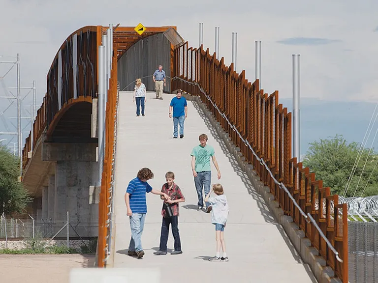Pedestrian bridge along Western Canal to Gilbert's Heritage Park - a mixed-use development, transforming the area into a dense "live, work, play" hub. It will feature Dining & Retail, Luxury Residences and Community Space.