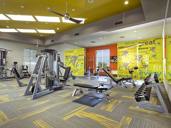 Fully-equipped fitness center and studio