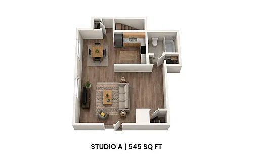 Floor plan Studio A