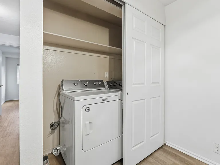 Laundry closet