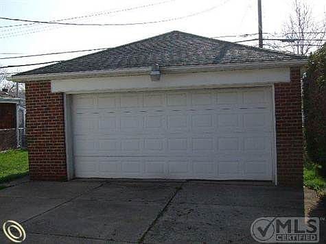 TWO-CAR BRICK GARAGE