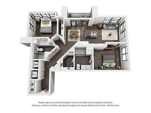 Floor plan Cambric (C2)
