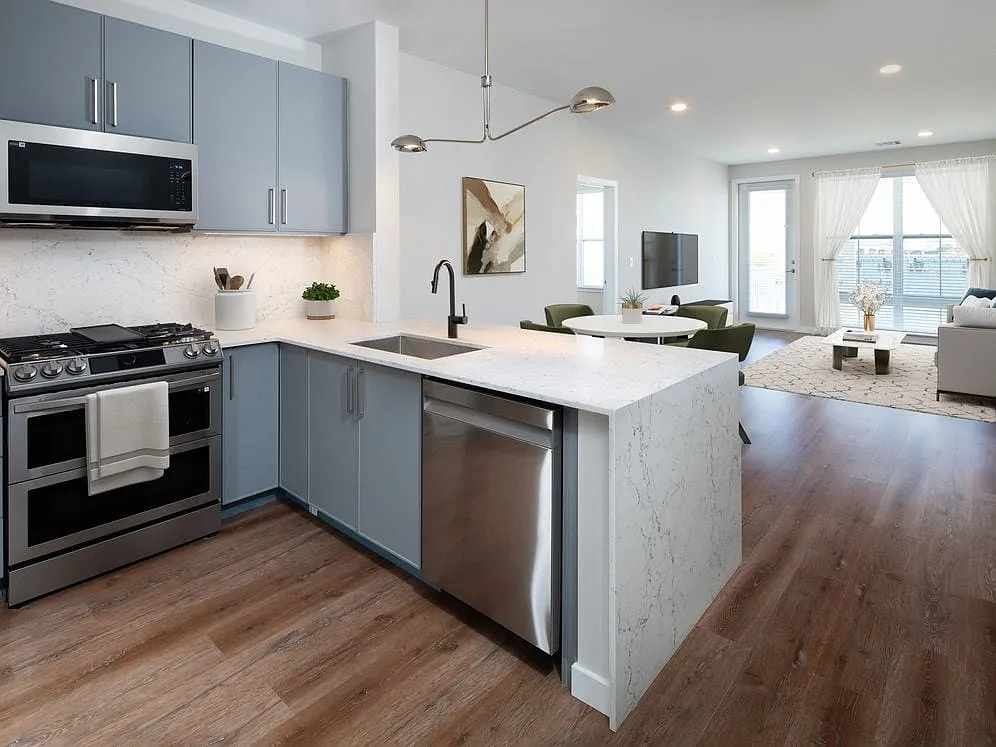 Signature Collection kitchen and living room - Avalon Harbor Isle