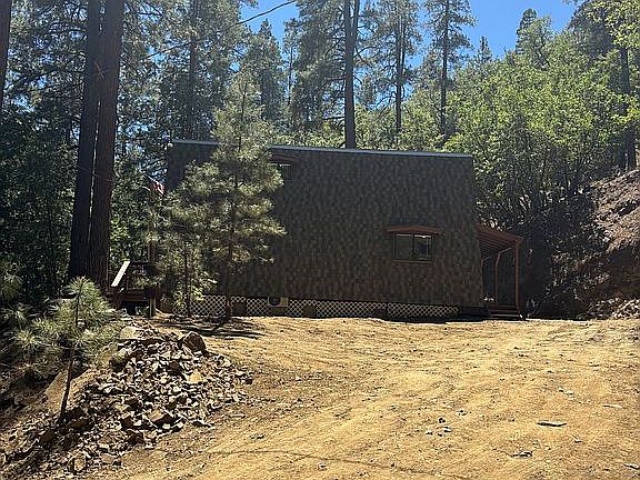 Side view from driveway 