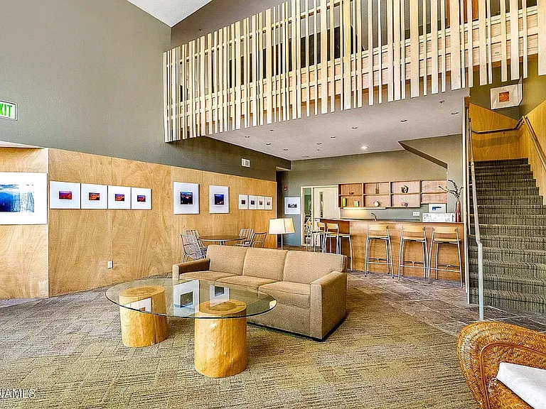 Clubhouse Entry Lounge Area with Bar Area