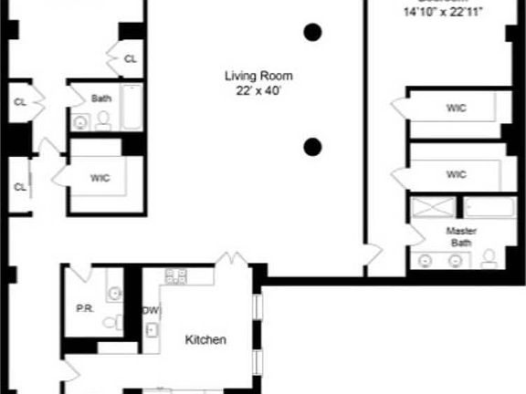 2nd image of 106 Central Park S APT 9A