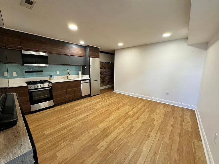 Kitchen and living-room area