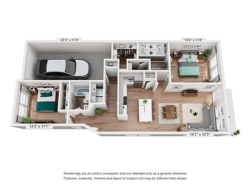 Floor plan B1