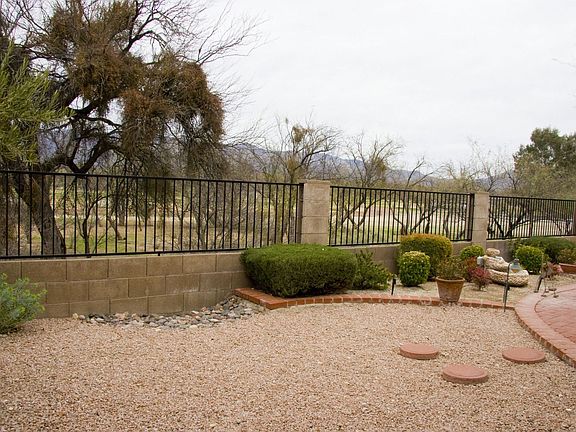 Rear yard and open area