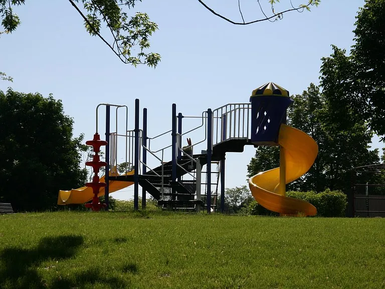 Kids play yard
