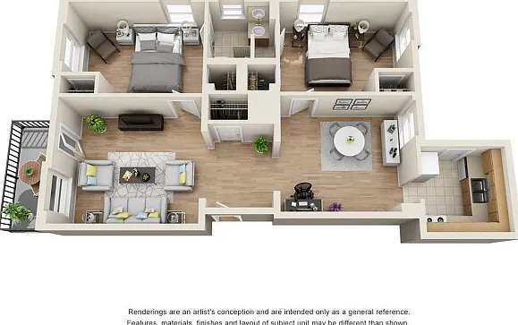2 Bedroom | 1 Bathroom 2 Bedroom | 1 Bathroom