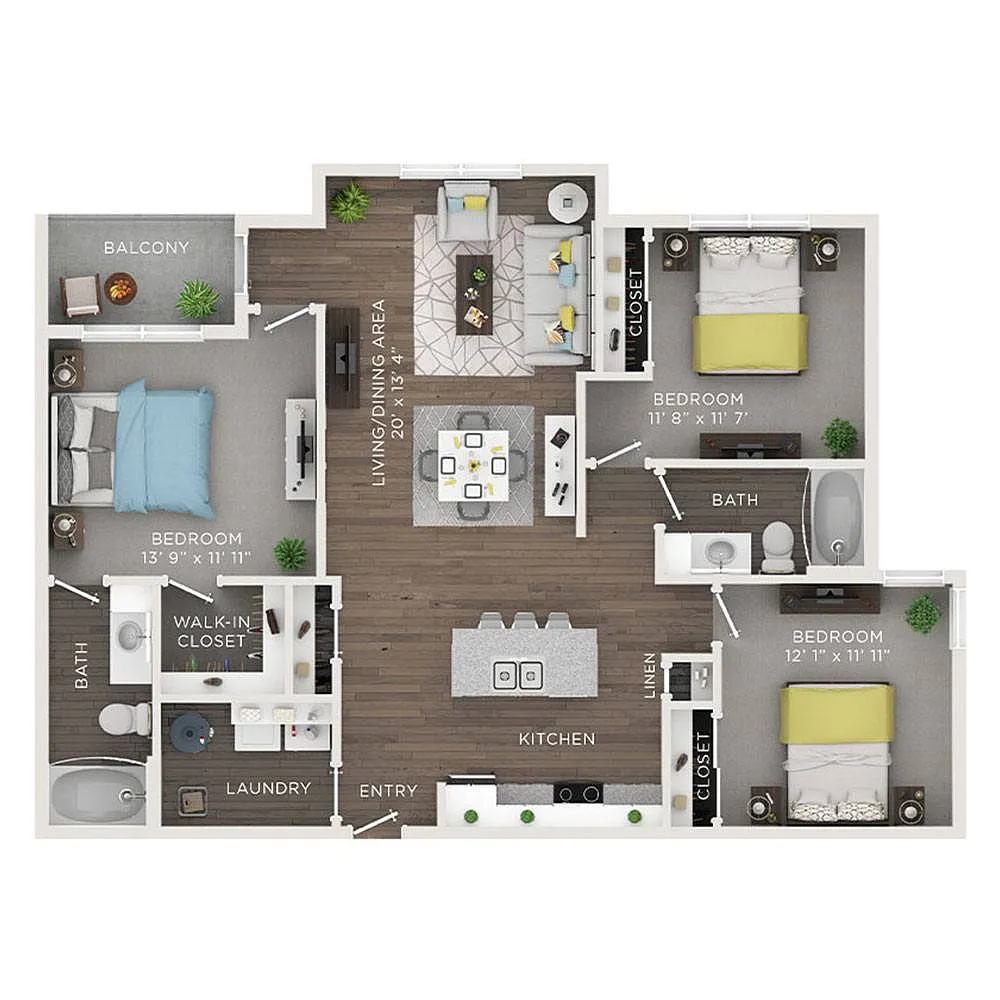 Floor plan D1- Daylily